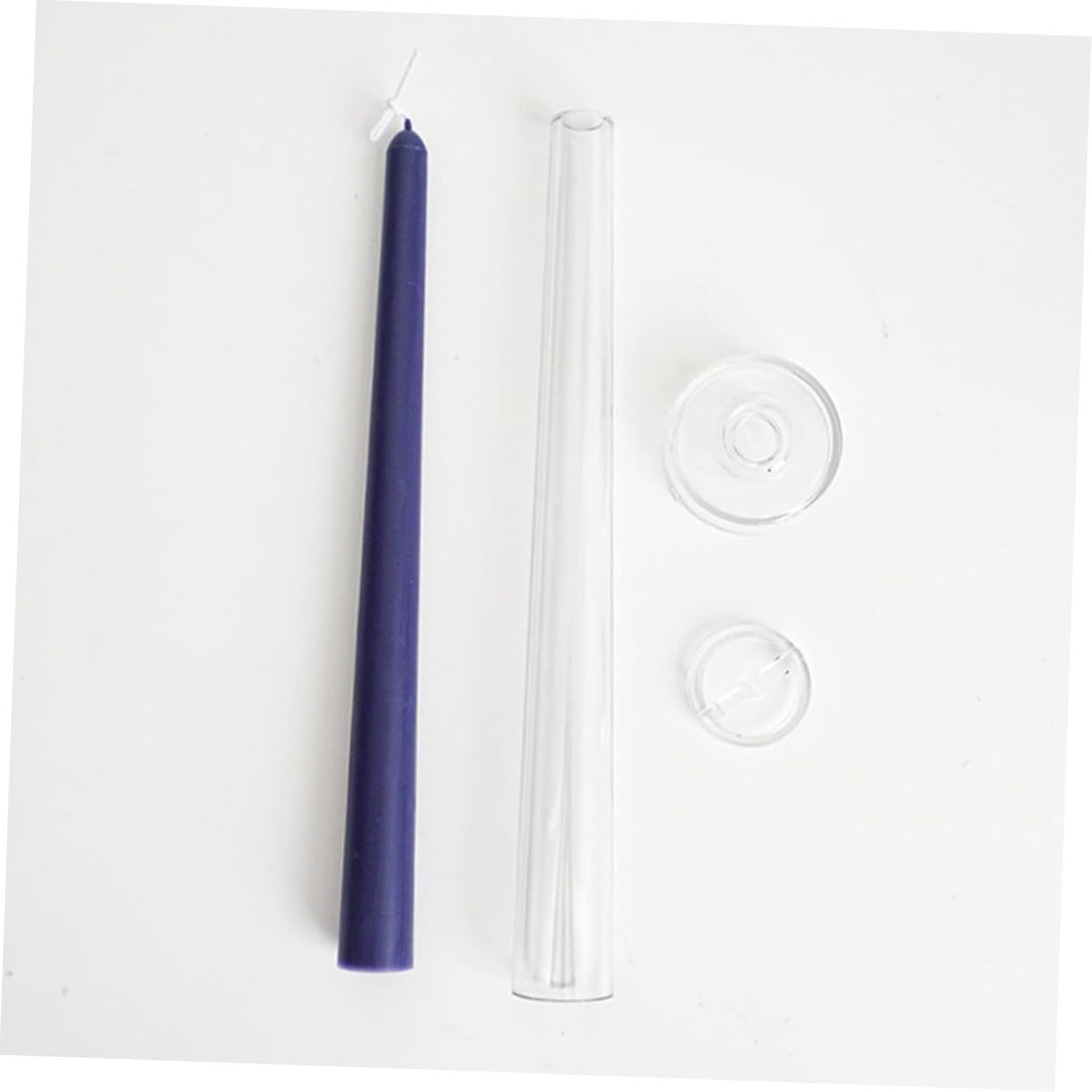 3pcs Plastic Taper Candle Making Molds for DIY Crafting Xmas