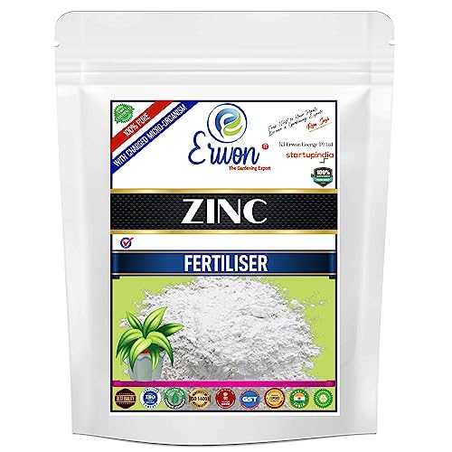 Image of Erwon Zinc Fertilizer, 100% pure, Premium Powerful Fertilizer for Overall Growth of Plants (400 gm)