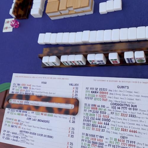 Lector de Línea para Mahjong 4 Piezas Color Marrón miniatura 6
