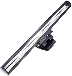 LED Task Lamp with 3 Color Modes USB Powered Smart Eye Protection Lamp for Laptop (Black)