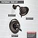 Delta Faucet Victorian 17 Series Dual-Function Shower Trim Kit with 2-Spray Touch-Clean Shower Head, Venetian Bronze T17255-RB (Valve Not Included)