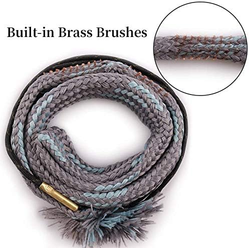 Miniatura 3 de Gun Snakes Cleaner .50 Cal .54 Kit de limpieza de pistola Cal Suministros Cuerda de limpieza de barril para rifle, pistola, escopeta, cable de