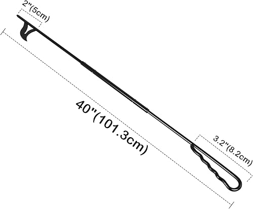 Miniatura 9 de Stanbroil Fire Poker, póker de chimenea de 36 pulgadas para uso en interiores y exteriores, palo de fuego de acero prémium para hoguera o chimenea