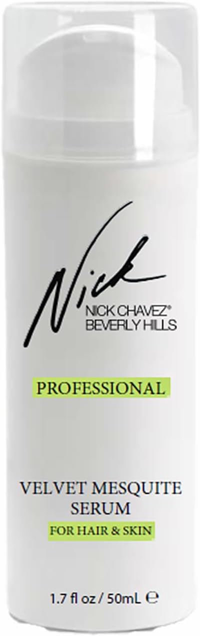 Beverly Hills Professional Velvet Mesquite Serum for Hair and Skin - Premium Moisturizer, Thicker and Stronger Hair - 1.7 fl oz