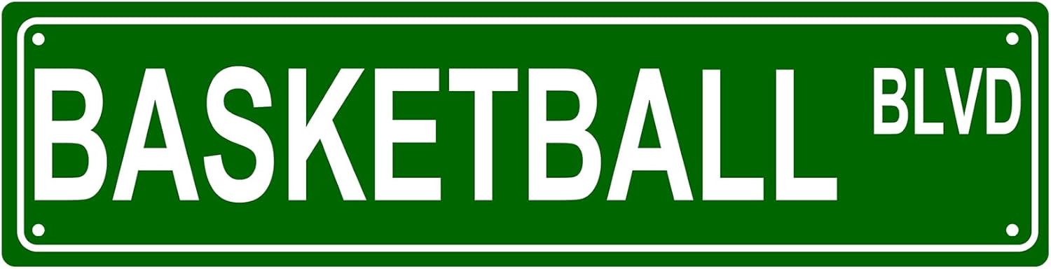 AIRBOAT AVE SPORTS Metal Tin Street Sign Bar Cafe Garage Cave Home Room Wall Bathroom Farmhouse Garden Porch Patio Decor, 16 x 4 Inch