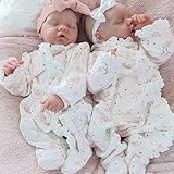 RXDOLL Twins Reborn – Poupée bébé en silicone, 45,7 cm, réaliste et...