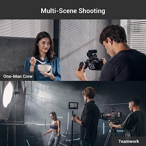 SMALLRIG MagicFIZ Bezprzewodowy Zestaw Podstawowy Follow Focus z Kontrolerem PokręTłA i Silnikiem Odbiornika, Pilot Zdalnego Sterowania OstrośCią 100m, do Lustrzanek Lustrzanych i Cine - 3781