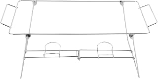 Chafing Dish Buffet Set, Foldable Wire Racks, Fuel, Water Pans, Food Pans