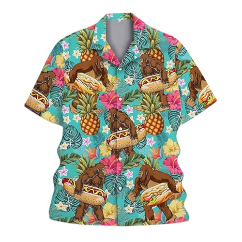 Image of Men's Short Sleeve Linen Shirts Shrink Free Button Down Regular Fit Solid Shirt Casual Lightweight Summer Beach Shirts Tops Beach Summer Wedding Shirt Hippie for Men T-Shirts (H8 Other,4XL)