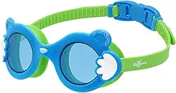 Óculos de Natação Infantil, Speedo, Baloo, Silicone Confortável com Proteção UV e Antifog, Moldura de Urso
