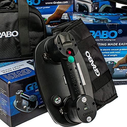 Nemo GRABO (1 Battery, 1 Seal) - Electric Vacuum Suction Cup Lifter for Wood, Paver, Drywall, Marble, Tile and More (Lifts up to 375 lbs) by GRABO - Used condition - US$149.99