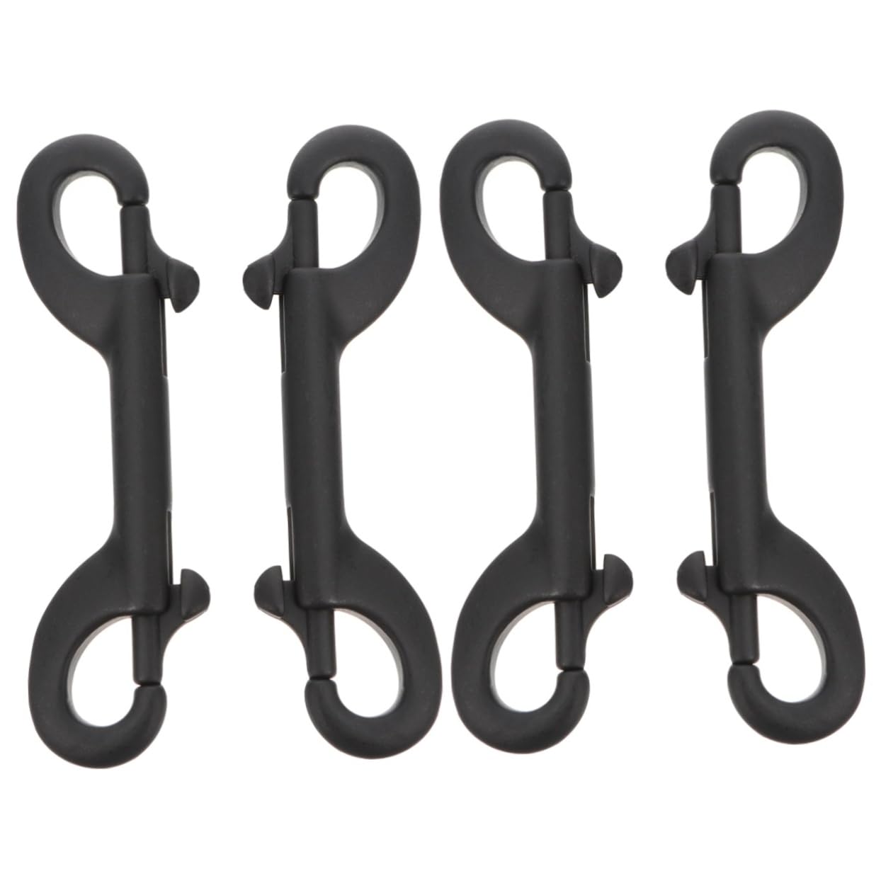 ULTECHNOVO 4pcs Heavy Duty Swing Hooks Quick Release Double Sided Snap Clip Multifunctional Bolt Snap Hook for Pet Leash Keychain Straps Horse Tack Home Farm Use