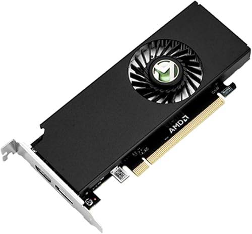 Miniatura 3 de maxsun AMD Radeon RX 550 Tarjeta gráfica de video de perfil bajo de 4 GB para computadora de juegos, PC, GPU, GDDR5, ITX, SFF HDPC 128 bits DirectX