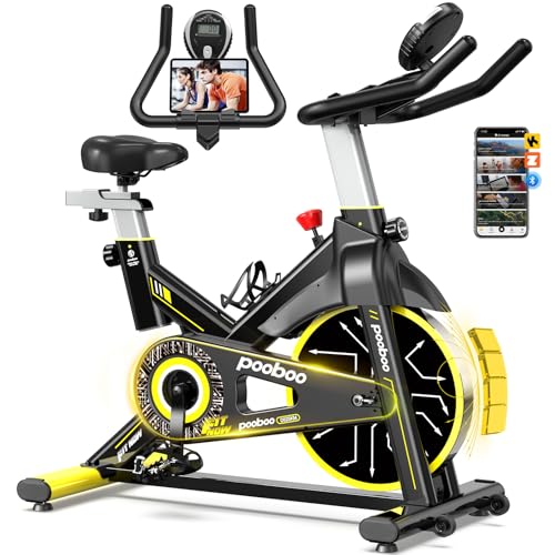 Pooboo Adjustable Magnetic Indoor Cycling Bike