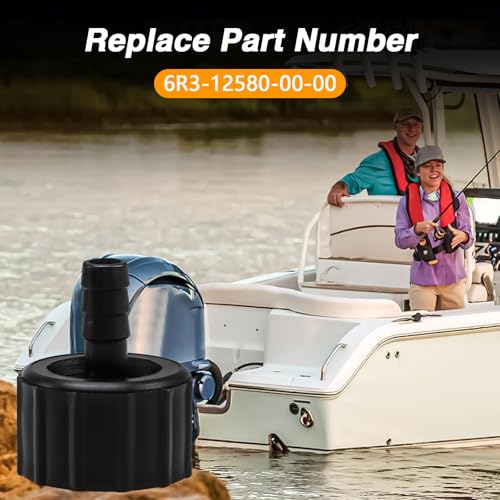 Image of 2PCS Outboard Joint Assembly Flush Hose Adapter Compatible with Yamaha Outboard 150HP 175HP 200HP 225HP 300HP Replace#: 6R3-12580-00-00