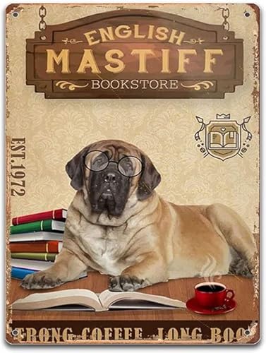 1000 Pieces Jigsaw Puzzle English Mastiff Bookstore Funny Mural Props Toys School Supplies Wooden Puzzle Family Decorations Unique Birthday Present