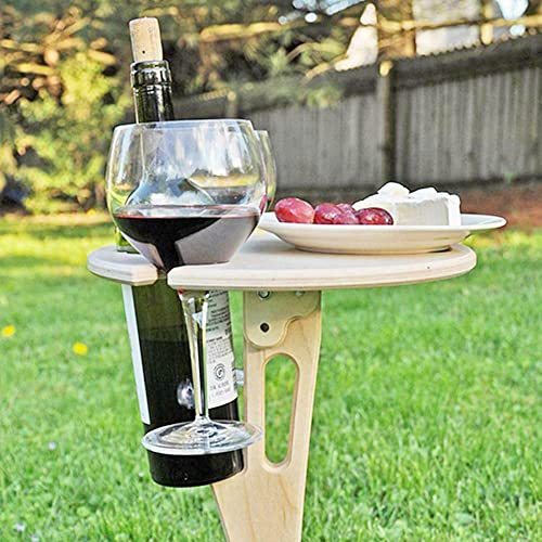 Suporte de copo,KKcare Suporte de copo de vinho portátil para mesa de vinho dobrável ao ar livre para festa de piquenique no quintal de praia