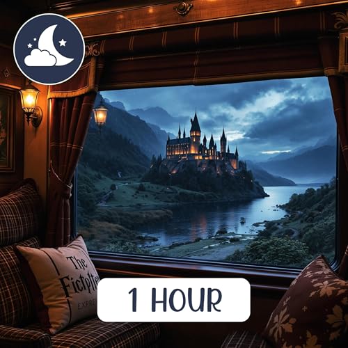 Hogwarts Express ASMR: Harry Potter Philosopher's Stone Train Ambience for Study & Relaxation Podcast Por  arte de portada