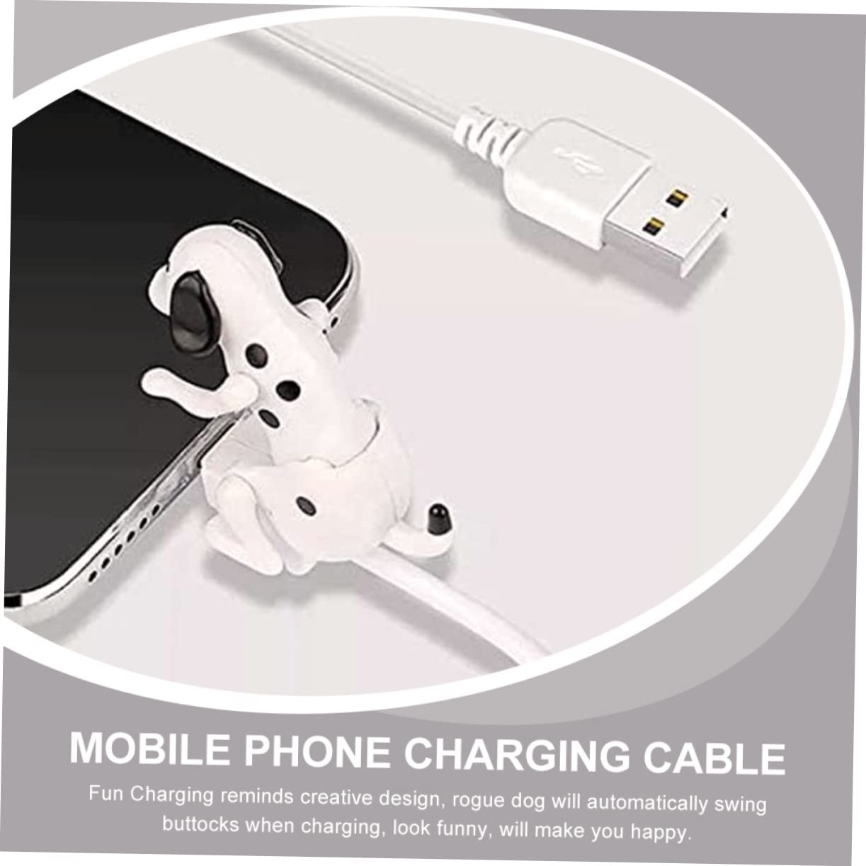jojofuny 5piezas Cable De Type-c Diseño Divertido Línea De Para Dispositivos Type- Rápida De Transportar y Almacenar