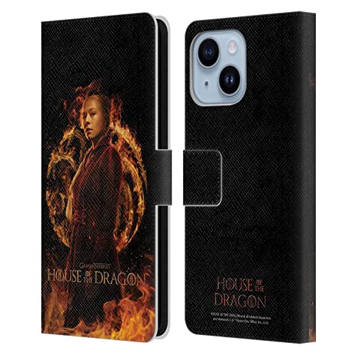 Housse cuir Rhaenyra House of The Dragon pour iPhone 14 Plus idéale pour visionner vos séries