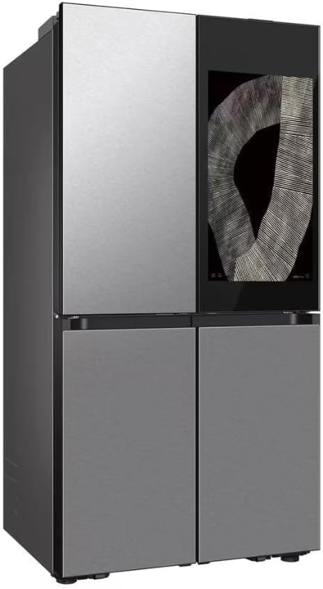 Geladeira French Door Family Hub 4 Portas Flexzone Samsung Bespoke AI RF29D Inox 809L