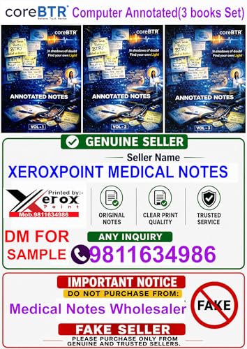 Image of Core BTR 3.0 COMPUTER TYPED ANNOTED BTR NOTES IN 3 VOLUME DIGITAL PRINT FULL HD,VOL1,VOL2,VOL,3 from Xerox point 9811634986