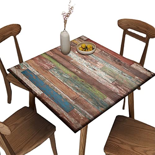 Elastic Tablecloth Square Fits Tables up to 42