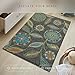 Maples Rugs Reggie Floral Kitchen Rugs Non Skid Accent Area Carpet [Made in USA], Multi, 2'6 x 3'10