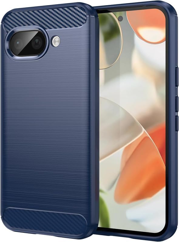 Image of Basic Case for Google Pixel 9A (Carbon Fibre Blue)