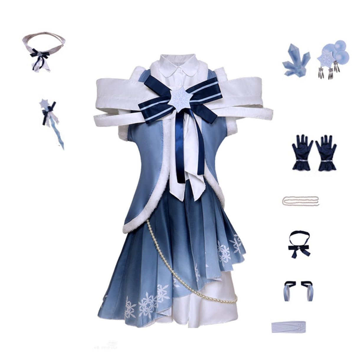 Amazon.co.jp: [Briskyjp] 雪ミク 2025 初音ミク コスプレ衣装 