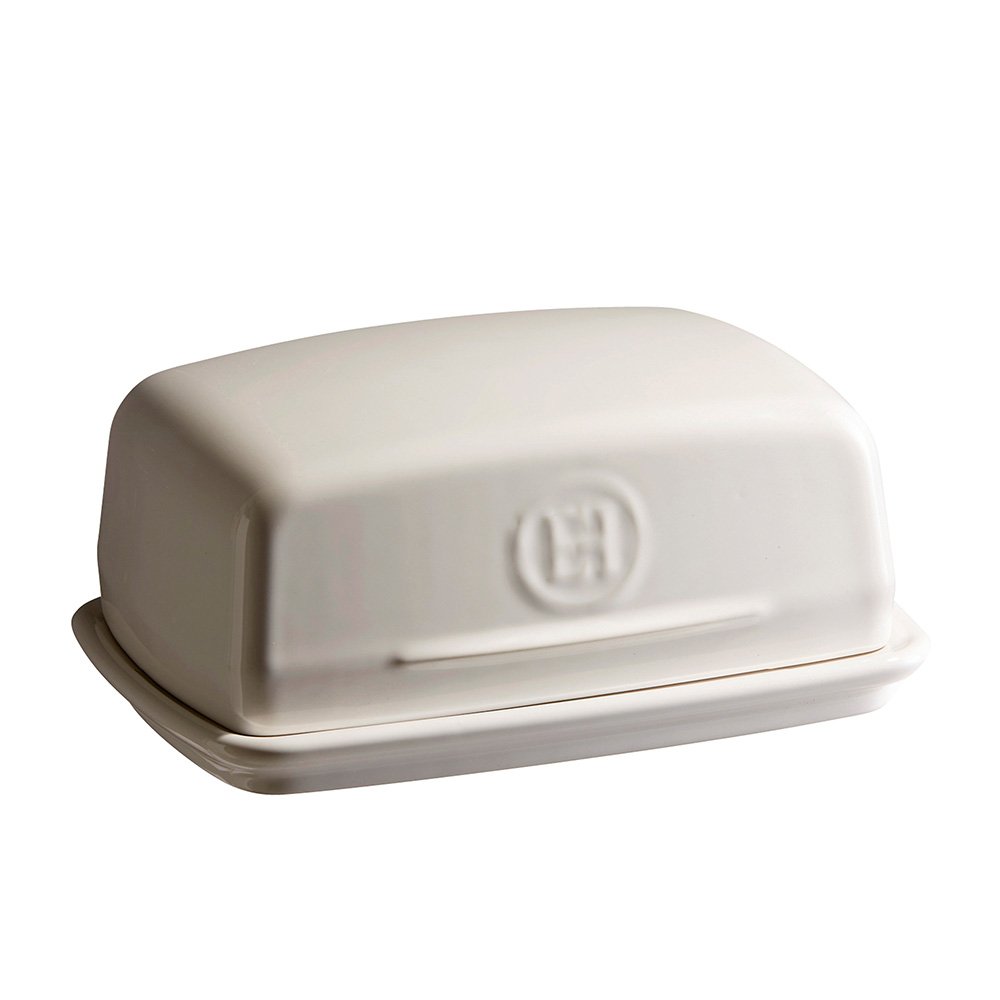 Emile Henry Butter Dish, 16.5x11.5x7.5 cm, Clay