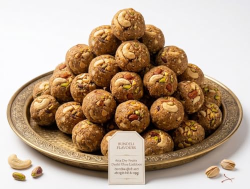 Best Indian Sweets to Make for Festive Guests 94 Bundeli Flavours-Atta Dry Fruits Laddoos