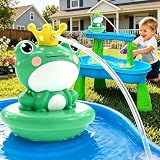 weirtoya Wasserpumpe für Wasserspieltisch Kleinkinder, 2026 Batteriebetriebene Wasserspieltischpumpe für Rain Showers Wasserspieltisch, Wasserspielzeug Kinder Outdoor, Sommer Spielzeug
