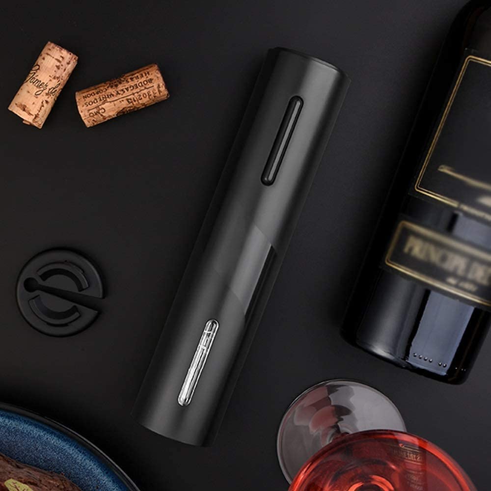 MRKU Sacacorchos para Botellas de Vino, Recargable por USB, para tarros y Accesorios de Cocina.