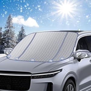 Robofun Auto Windschutzscheibenabdeckung Winter