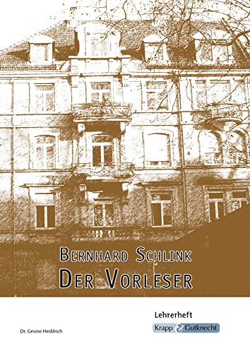 Bernhard Schlink, Der Vorleser: Lehrerheft