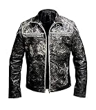 Bitte überprüfen Sie die Größentabelle in den Bildern | Vintage-Lederjacke
