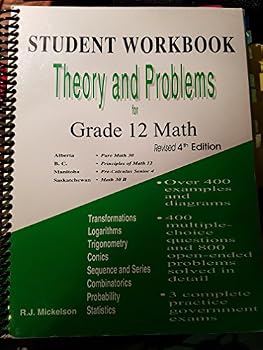 Spiral-bound Theory and Problems for Senior High Math - Student Wookbook - Fourth Editon Book