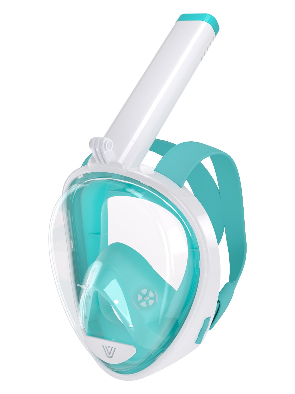 Vitare Maschera da Snorkeling per Adulti e Bambini, Maschera Subacquea Integrale Tecnologia Antiappannamento, Maschera da Mare con Supporto per Fotocamera, Maschera da Sub per Immersioni