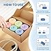 Shower Steamers 30 PCS with Individually Wrapped, Shower Bombs for Women with 6 Rich Scents, Rose Peppermint Citrus Eucalyptus Ocean Lavender, Christmas Birthday Mother's Day Present for Mom Wife Men