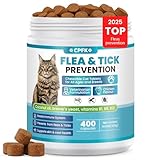 Chewable Flea Treatment for Cats Flea and Tick Prevention for Cats Chewables Fleas Chewables for Cat of All Breeds and Ages 400 Chewable Tablets