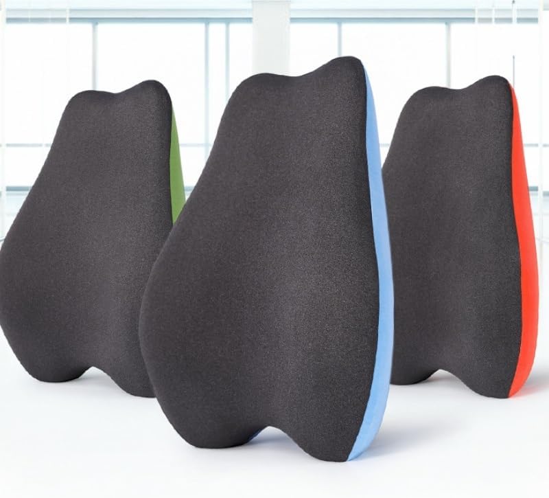 VIDI Office Headboard Chair Cotton Backrest Lumbar Cushion Sofa(Blue)