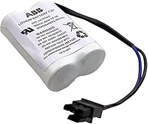Miniatura 3 de Paquete de 2 3HAC044075-00101 Batería de litio de 7.2 V 3600 mAh 3HAC044075-00101 para ABB Robot CPU SMB ABB3HAC16831-1ABBTA521 Batería
