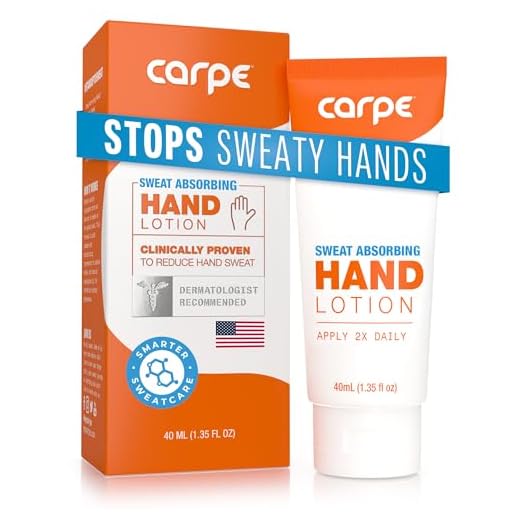Carpe Antitranspirant Hand Lotion, nicht gereizt, glatte Lotion, die Handschweiß Haltpt, Idealvorstellung für Hyperhidrose