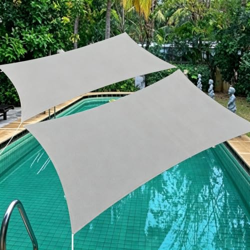 Red de somreado HDPE para patios con función cortavientos gris 8