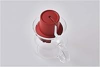 Vista 5 de Hario Tetera de 10.1 fl oz codificada por colores para café descafeinado y regular (rojo, blanco, paquete de 2) (2 artículos)