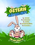 Ostern Rätselzeit: Mit Sudoku, Wortsuchrätseln, Punkt-zu-Punkt, Malen, Finde den Fehler und mehr | 70 Seiten Rätselspaß für Kinder Alter 9, 10, 11, 12 - Rätsel Schloss 