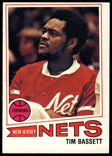 1977 Topps #54 Tim Bassett New Jersey Nets (Basketball Card) VG/EX Nets Georgia