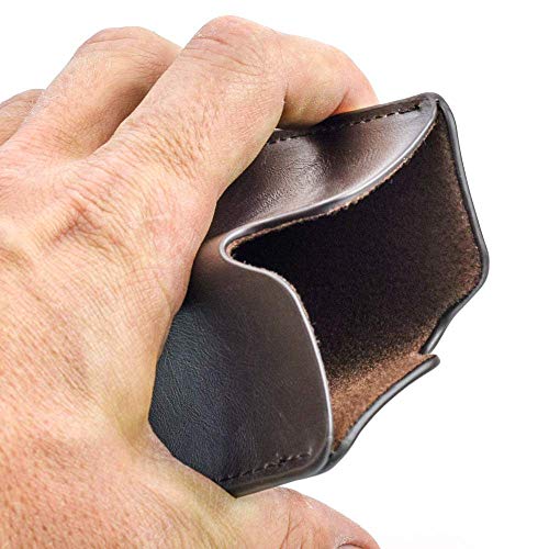 Dockem Executive Sleeve For Google Pixel 7, Pixel 3 Xl, Pixel 2 Xl And Pixel Xl - Slightly Padded Microfiber Lined Professional Synthetic Leather Slip-On Case [Dark Brown] #TOP6