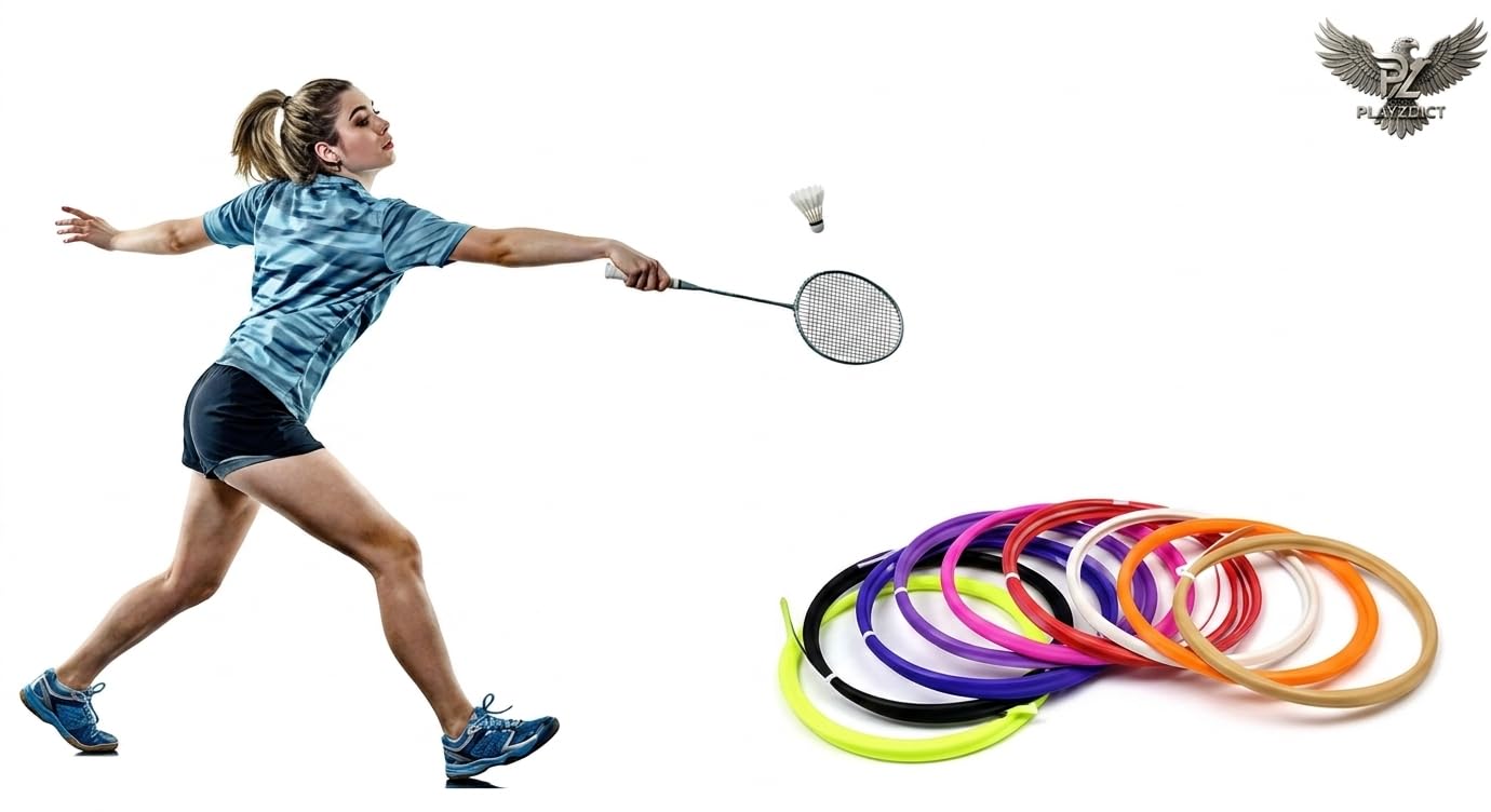 Premium Badminton String Pack of 6 | Durable High Tension Badminton Racket Strings | 10 Meter Long Strong & Flexible String for Practice and Professional Play-image-28